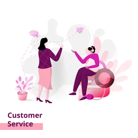 Service client  Illustration
