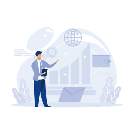 Service cloud  Illustration