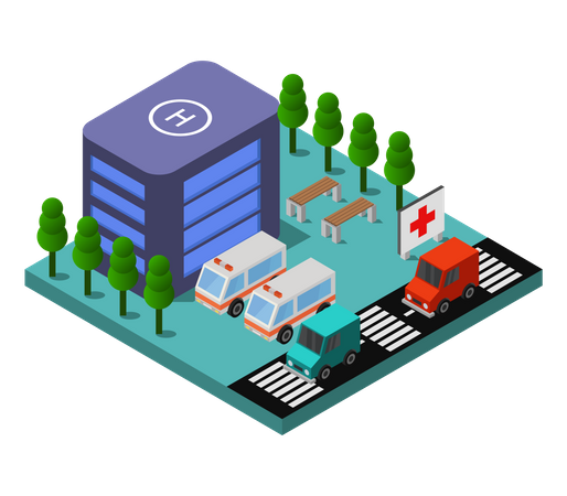 Service d'ambulance  Illustration
