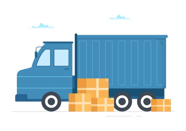 Service de distribution logistique  Illustration