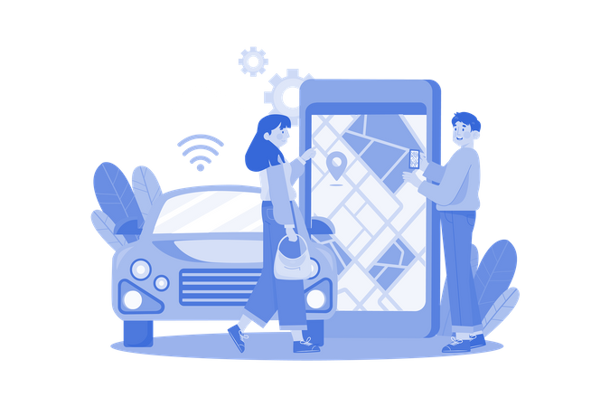 Service de transport intelligent  Illustration