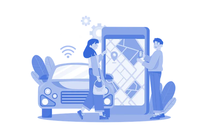 Service de transport intelligent  Illustration