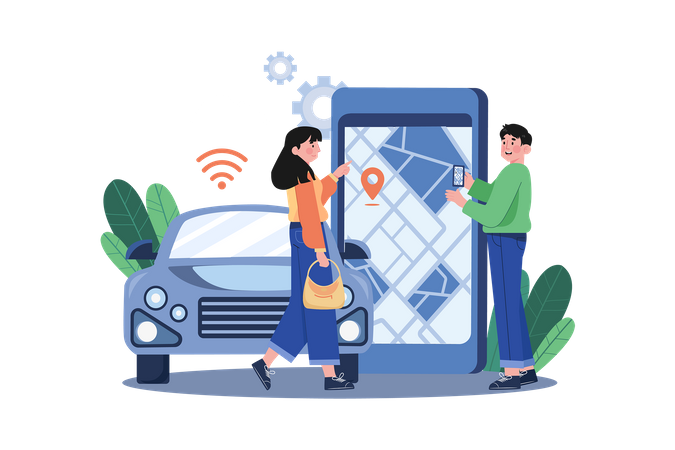 Service de transport intelligent  Illustration