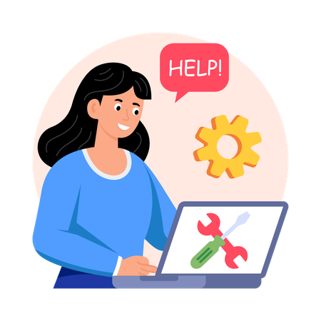 Service Desk Software  Illustration