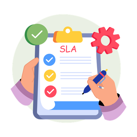 Service Level Agreement  Illustration
