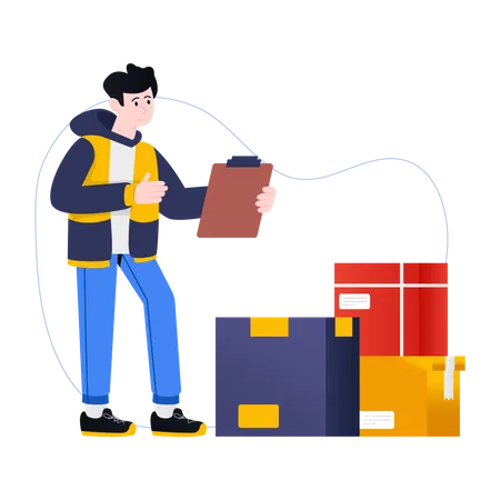 Service logistique  Illustration