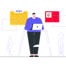 service management illustration free download