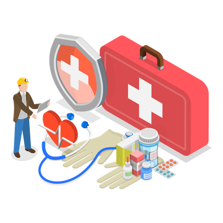 Service médical  Illustration