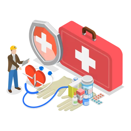 Service médical  Illustration