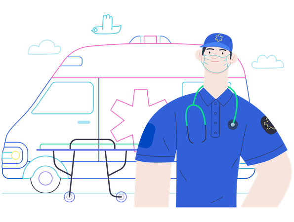 Service médical d'urgence  Illustration