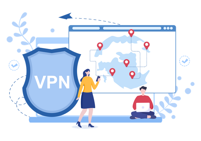 Service VPN  Illustration