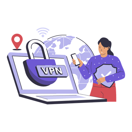 Service VPN  Illustration