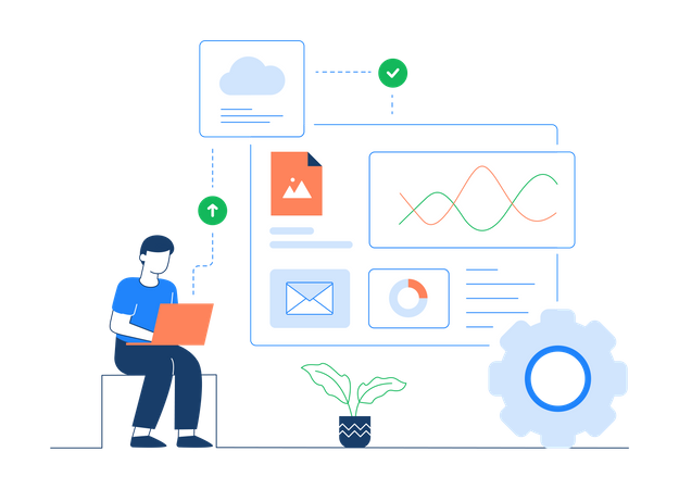 Services Automation  Illustration