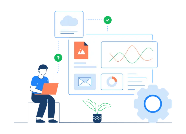 Services Automation  Illustration