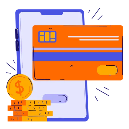 Les services bancaires mobiles  Illustration