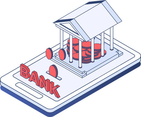 Les services bancaires mobiles  Illustration