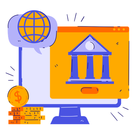 Services bancaires sur Internet  Illustration