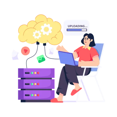 Services cloud  Illustration