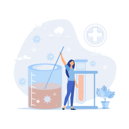 Services de laboratoire  Illustration