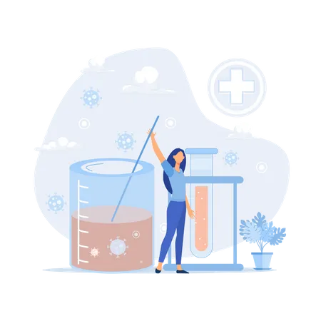 Services de laboratoire  Illustration