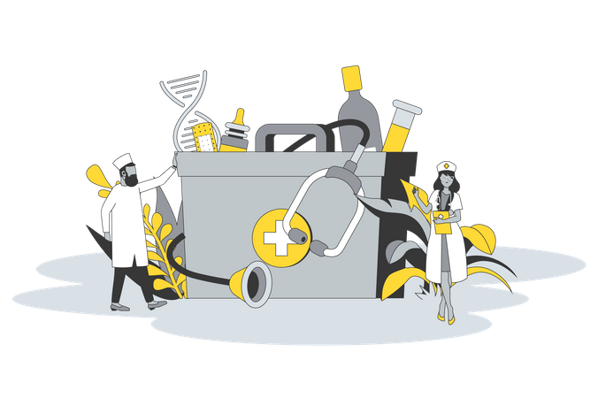 Services médicaux Illustration