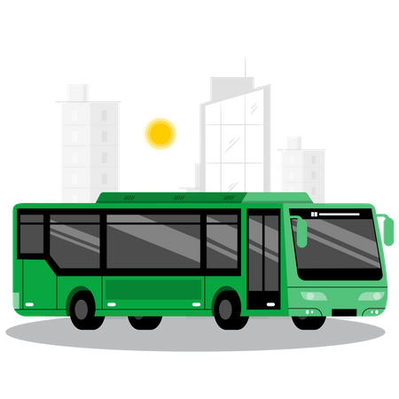 Servicio de autobús  Ilustración
