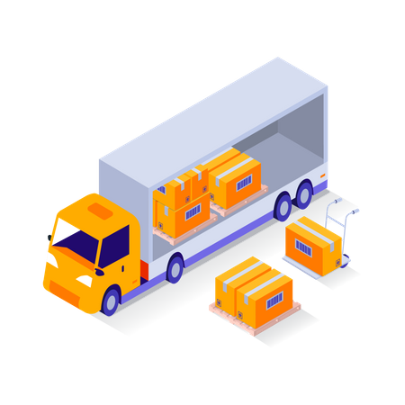 Servicio de transporte  Ilustración