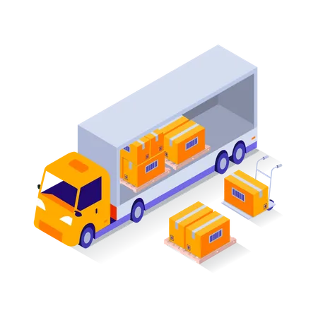 Servicio de transporte  Ilustración