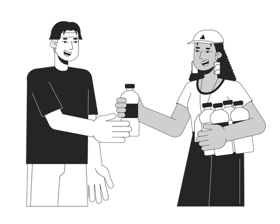 Servicio de voluntariado  Ilustración