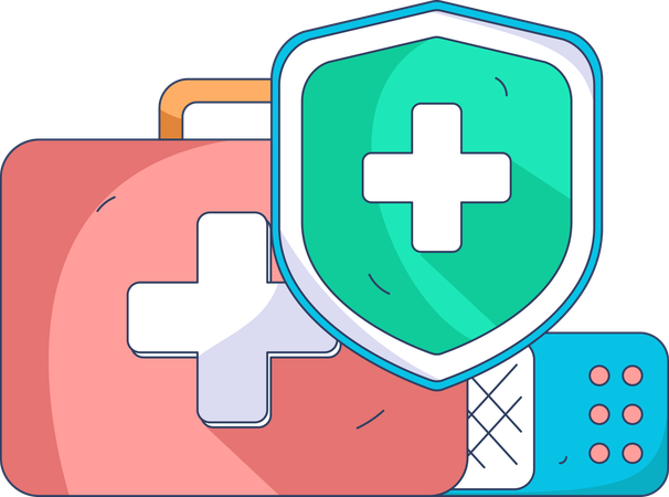 Servicios de salud digitales  Illustration