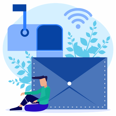 Serviços de e-mail  Ilustração