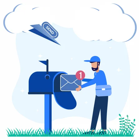 Serviços de e-mail  Ilustração
