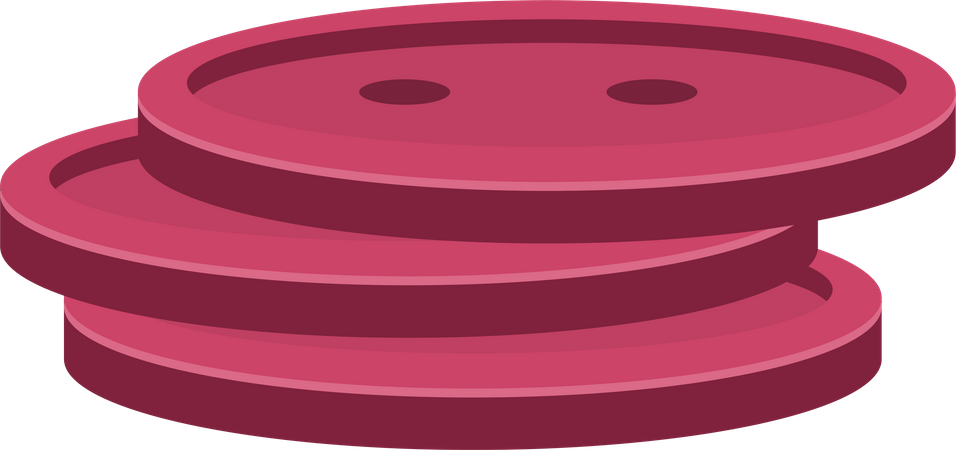 Sewing Buttons  Illustration