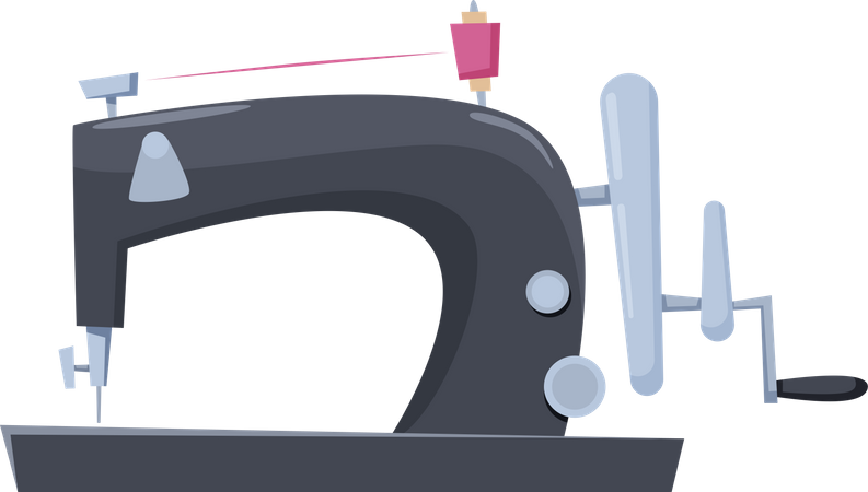 Sewing Machine Illustration