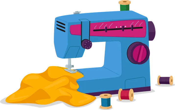 Sewing machine  Illustration