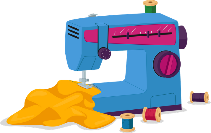 Sewing machine  Illustration