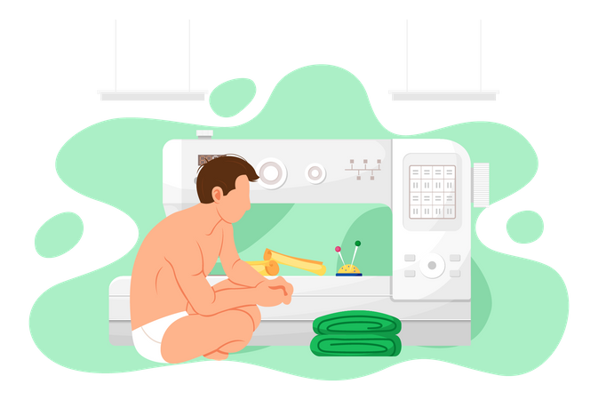 Sewing machine  Illustration
