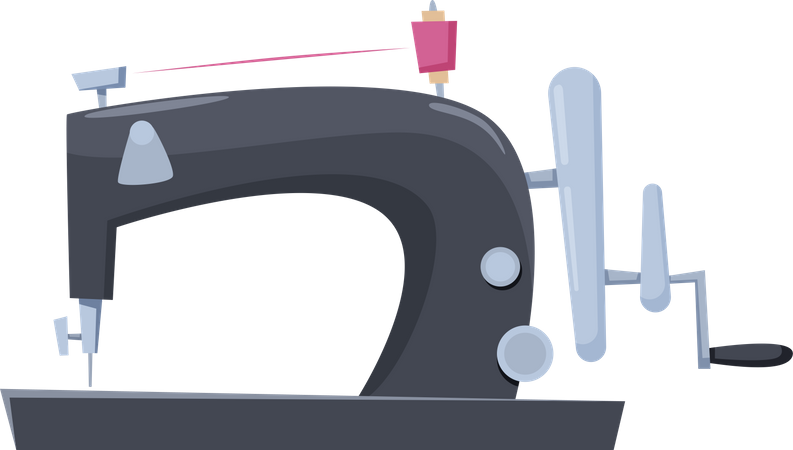 Sewing Machine  Illustration