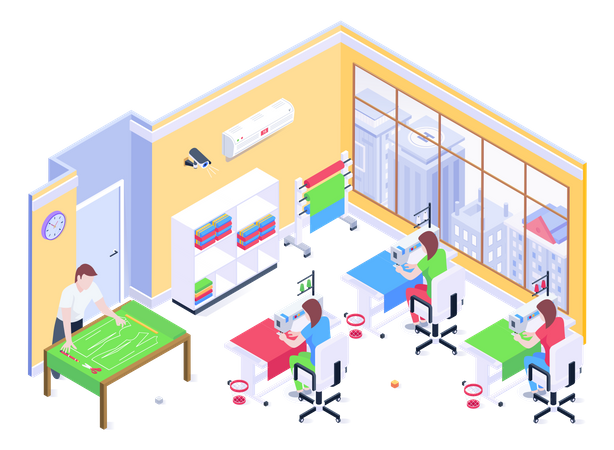 Sewing Workshop  イラスト