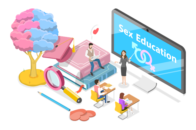 Sex Education Illustration