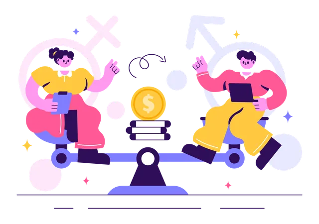 Sexism Awareness in workplace  Illustration