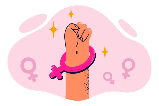 Gênero feminino  Ilustração