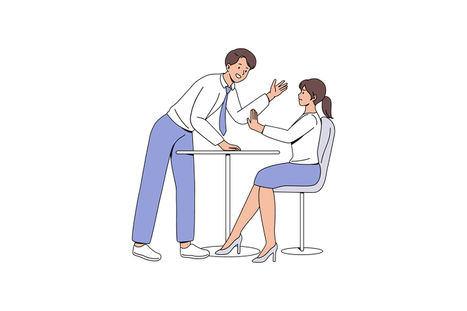 Sexual harassment  Illustration