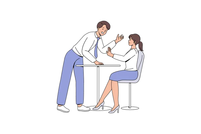 Sexual harassment  Illustration