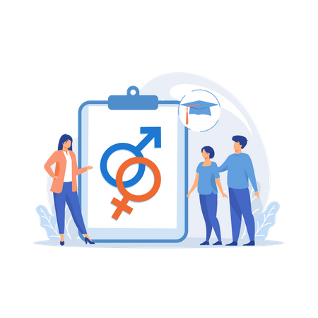 Sexualerziehung  Illustration