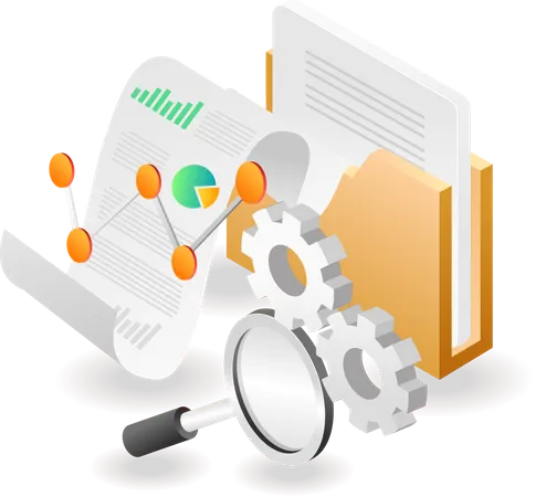Share Folder Analysis Data Illustration