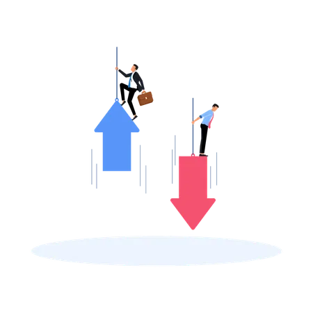 Share Market Flat Illustration In This Design You Can See How Technology Connect To Each Other Each File Comes With A Project In Which You Can Easily Change Colors And More Illustration