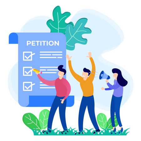 Share the petition  Illustration