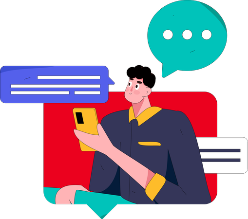 Shared Communication  Illustration