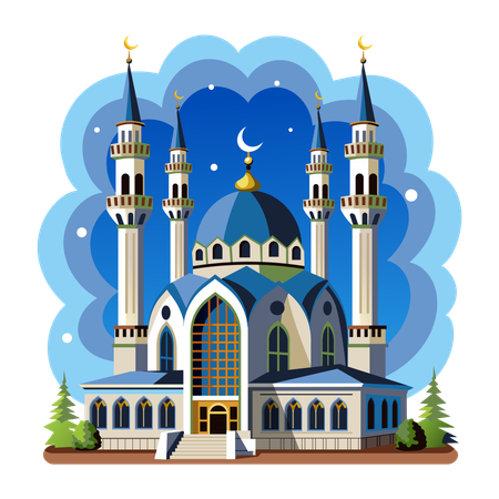 Sharif Mosque  Illustration